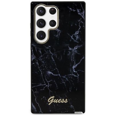 10. Guess GUHCS23LPCUMAK S23 Ultra S918 black/black hardcase Marble