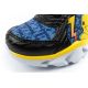 6. Leomil children's sports shoes Pokemon sneakers lightweight with velcro LED black yellow