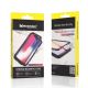 23. Wozinsky Full Magnetic Case Full Body Front and Back Cover with built-in glass for Vivo X60 black-transparent
