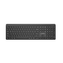 GEMBIRD WIRELESS KEYBOARD + MOUSE SET SLIM PRO BUSINESS, DUAL MODE: 2.4 GHZ + BT, RU LAYOUT, BLACK