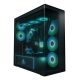 Arctic Xtender Schwarz case with window and GPU mount