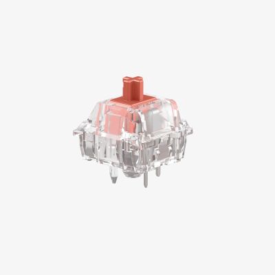 2. Glorious Fox Ultralight Switches, Mechanical, 5-Pin, Linear, MX-Stem, 30g - Lubricated, 110 pcs