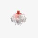 2. Glorious Fox Ultralight Switches, Mechanical, 5-Pin, Linear, MX-Stem, 30g - Lubricated, 110 pcs