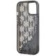 7. Karl Lagerfeld Liquide Glitter Monogram Gradient iPhone 15 Case - Black