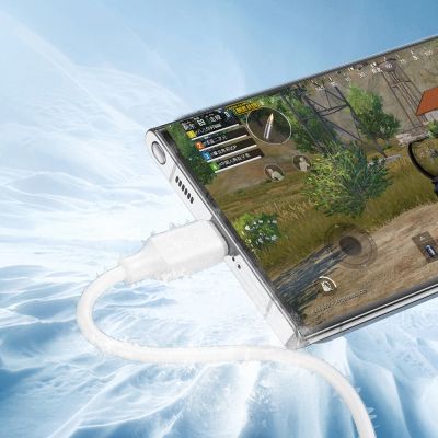 7. Joyroom Long-Lasting Series A9 USB-A / USB-C 3A cable 1m - white