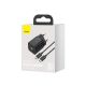 BASEUS WALL CHARGER WITH USB-C TO USB-C CABLE TZCCSUP-L01 SUPER SI 1C 25W BLACK