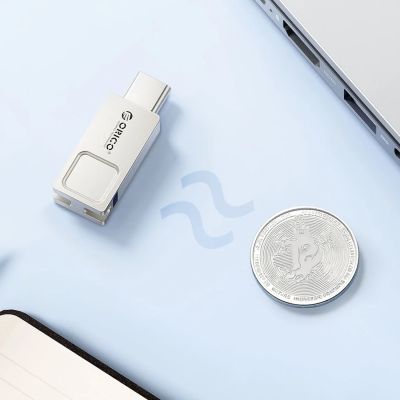 3. Orico U301 256 GB USB-A USB-C USB 3.2 Gen 1 Pendrive - Silver