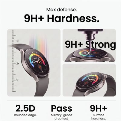 8. Tech-Protect Easy Set+ 2-Pack Tempered Glass for Samsung Galaxy Watch Ultra 40mm