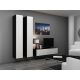 2. TV cabinet VIGO '140' 30/140/40 black/white gloss