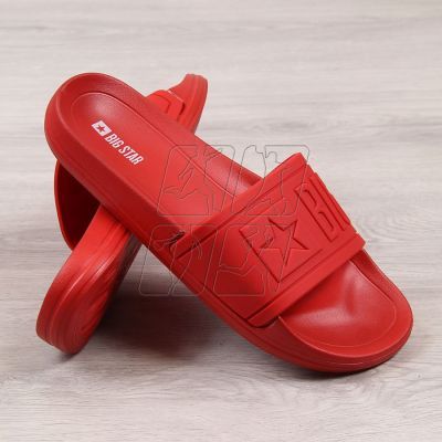 2. Rubber beach slippers Big Star M DD174689 red