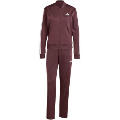 2. Women's adidas Essentials 3-Stripes Tracksuit Burgundy JD2683