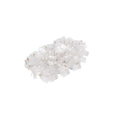 4. LANBERG NETWORK PLUG RJ45 (8P8C) CAT.5E UTP (100PCS) FOR STRANDED AND WIRED