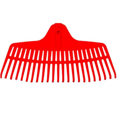 8. GARDEN RAKE FOR LEAF ORANGE M