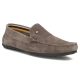 Men's leather moccasin shoes in taupe suedeFilippo MP923