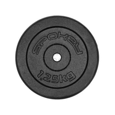 2. Cast iron weight 1.25kg Spokey Sinis SPK-944482