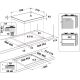 2. Whirlpool AKTL 629/NB1 cooktop Black Built-in 59 cm Gas 4 zone(s)