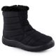 2. Women's flat insulated snow boots, black, Potocki SU33069