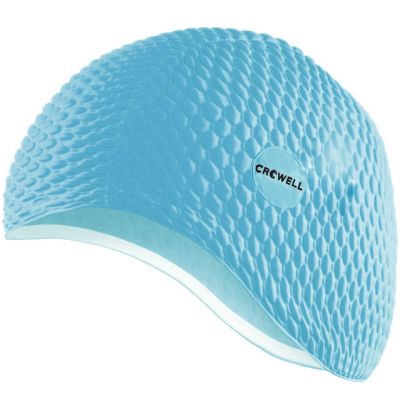 5. Crowell Java bubble swim cap, light blue, col.5