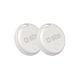 SBS Track My Circle locator compatible with Apple Find My set of 2 - white