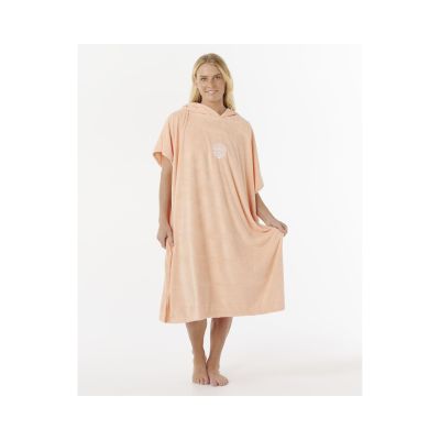 RIP CURL Classic Surf Hooded Towel women's poncho, orange