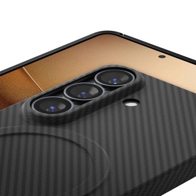 8. Spigen AirSkin Aramid Mag MagSafe Case for Samsung Galaxy S26 - Black