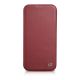 2. iCarer CE Premium Leather Folio Case iPhone 14 Plus Magnetic Flip Leather Folio Case MagSafe Red (WMI14220715-RD)