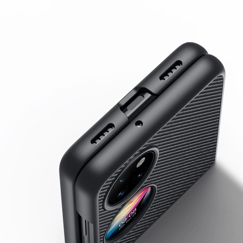 6. Dux Ducis Fino case is made of nylon material Huawei P50 Pocket black