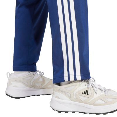 6. Men's adidas 3-Stripes Tricot Regular Fit Open Hem Pants Blue JI8803