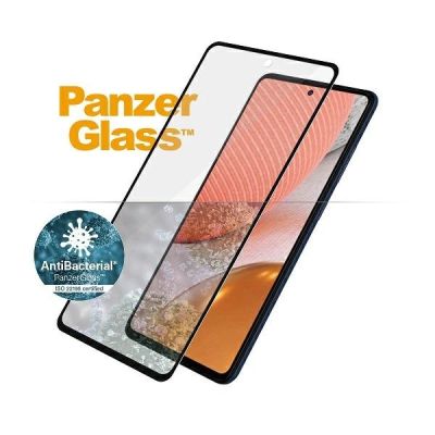 2. PanzerGlass E2E Microfracture antibacterial glass for Samsung Galaxy A72 - with black frame