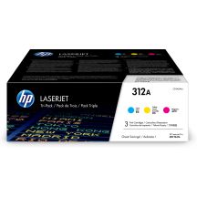 HP Toner Kit HP 312A, HP312A=CF440AM, includes CMY, CF381A+CF382A+CF383A