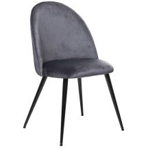 DINING CHAIR SLANO GRAY 54X52X84