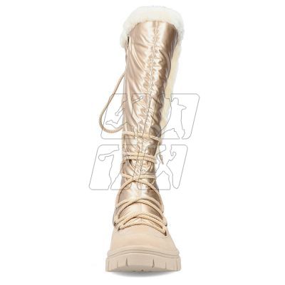 11. Rieker W RKR640 waterproof high snow boots, beige