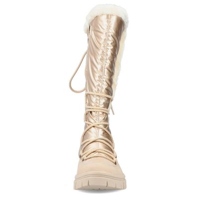 11. Rieker W RKR640 waterproof high snow boots beige