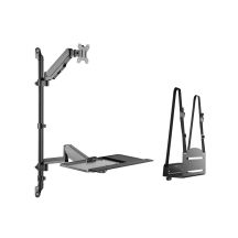 Equip 650170 Mount and Stand for All-in-One PCs/Workstations 8 kg Black 43.2 cm (17") 81.3 cm (32")