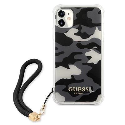 3. Guess GUHCN61KSARBK iPhone 11 6.1" / Xr black/black hardcase Camo Collection