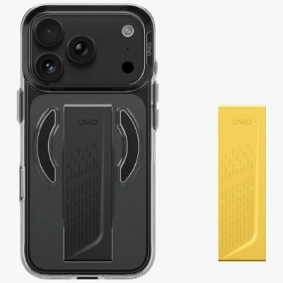 2. Uniq Heldro Air Magclick Charging Case for iPhone 18 Pro / 17 Pro - Black