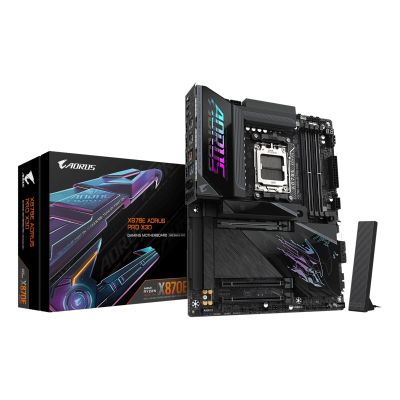 8. GIGABYTE X870E AORUS PRO X3D AMD X870E Socket AM5 ATX