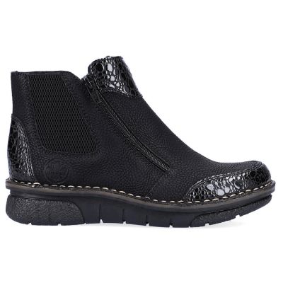 48. Comfortable, insulated ankle boots with zippers Rieker W RKR555
