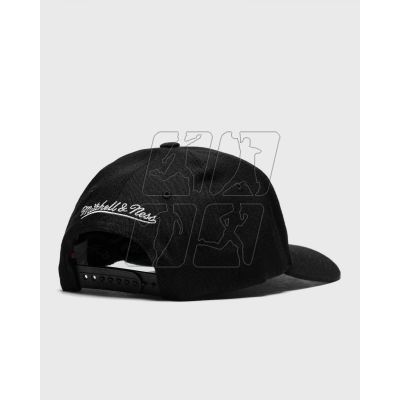 3. Mitchell &amp; Ness NBA Brooklyn Nets Team Logo High Crown 6 Panel Classic Red Snapback Cap HHSSINTL102-BNEYYPPPBLCK