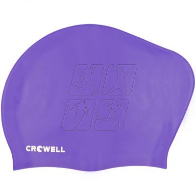 3. Silicone swimming cap Crowell Recycling Pearl light blue col.6