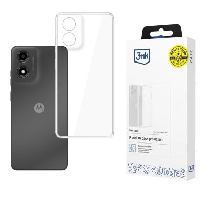 3mk Clear Case for Motorola Moto E14 / G04 / G04S - transparent