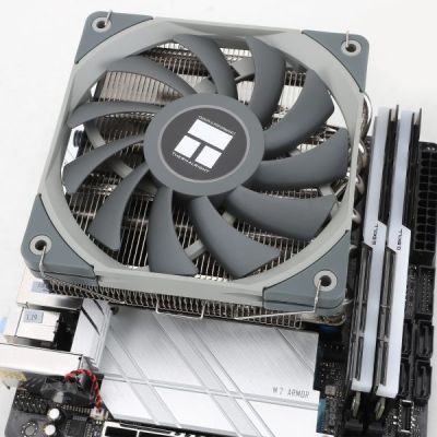 7. Thermalright AXP120-X67 computer cooling system Processor Radiator 12 cm Black, Gray, Metallic 1 pc.