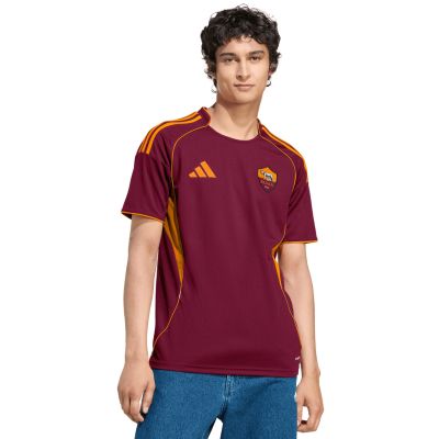 7. Men's adidas AS Roma 25/26 Home Burgundy Jersey JP4184