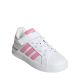 2. Adidas Grand Court 3.0 kids' shoes white and pink JP9371
