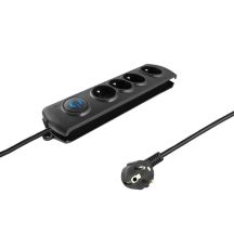 Qoltec 50104 power strip (1.5 m; black)