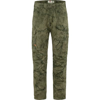 Fjällräven Barents Pro Hydratic Trs M Green Camo-Deep Forest Men's Trousers (F90228-626-662)