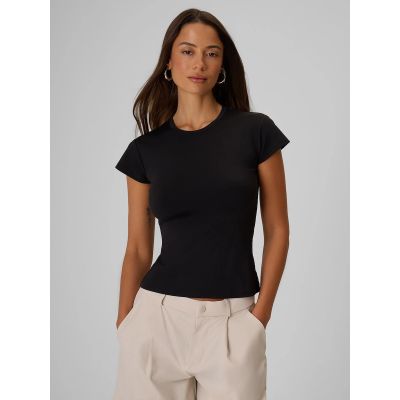 Women's slim plain T-shirt 4F 4FRSS26TTSHF4520-20S