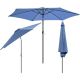 GARDEN UMBRELLA 300CM FOLDING NAVY BLUE