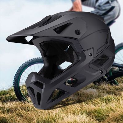 10. Wozinsky Full Face Bike Helmet with Detachable Visor 57-59 cm - Black