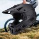 10. Wozinsky Full Face Bike Helmet with Detachable Visor 57-59 cm - Black